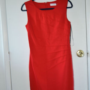 Calvin Klein red Dress, NWOT
